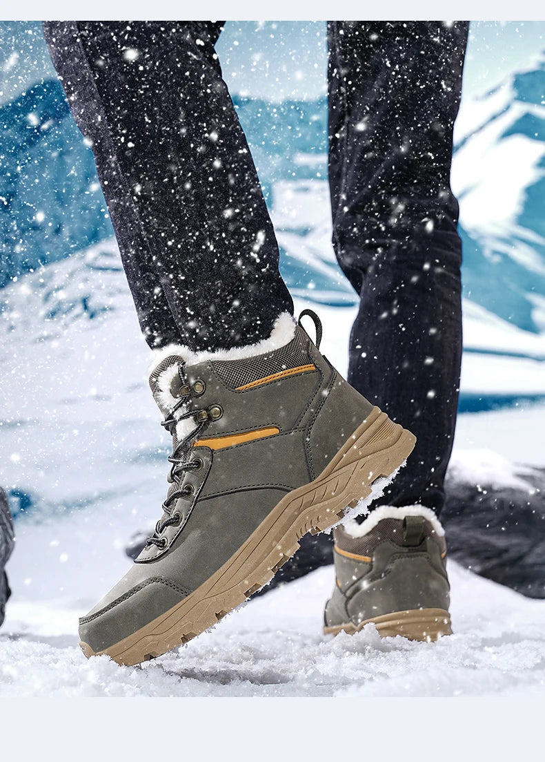 Botas cortas de invierno con interior de peluche