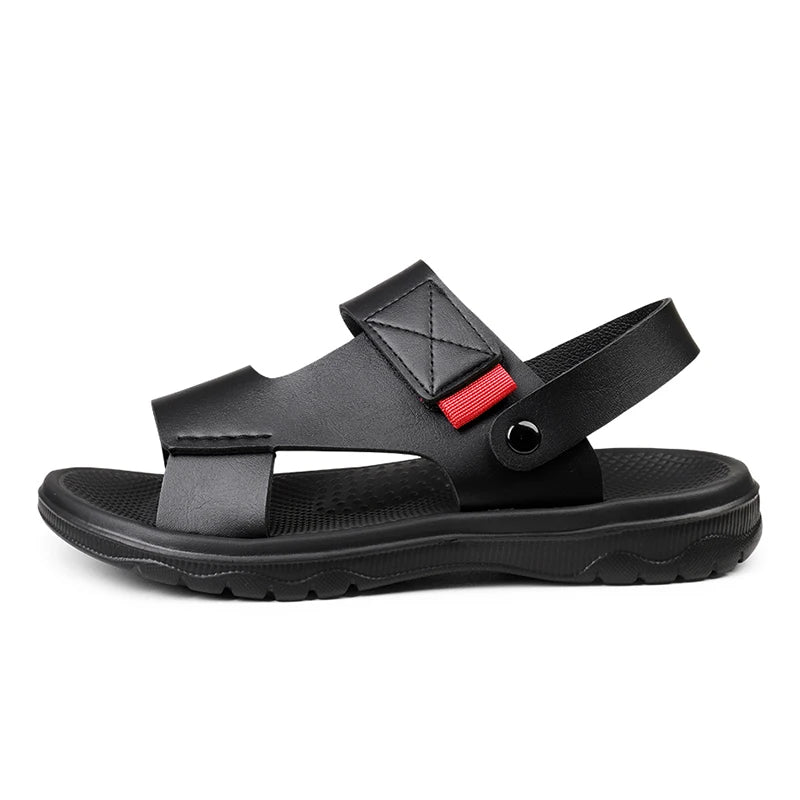 Sandalias de tiras para hombre con suela de goma