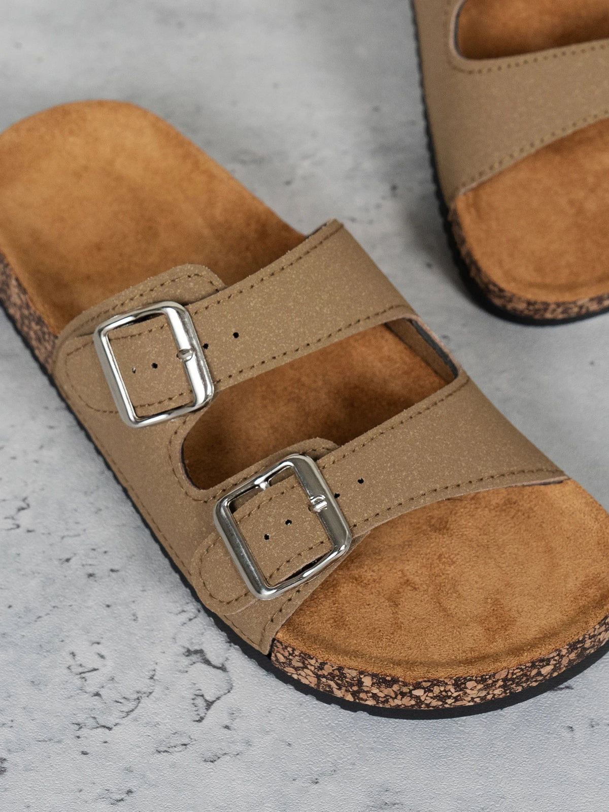 Sandalias de EVA para hombre con doble hebilla