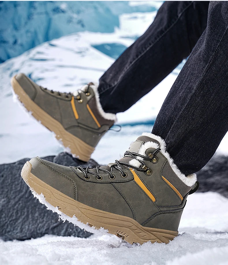 Botas cortas de invierno con interior de peluche