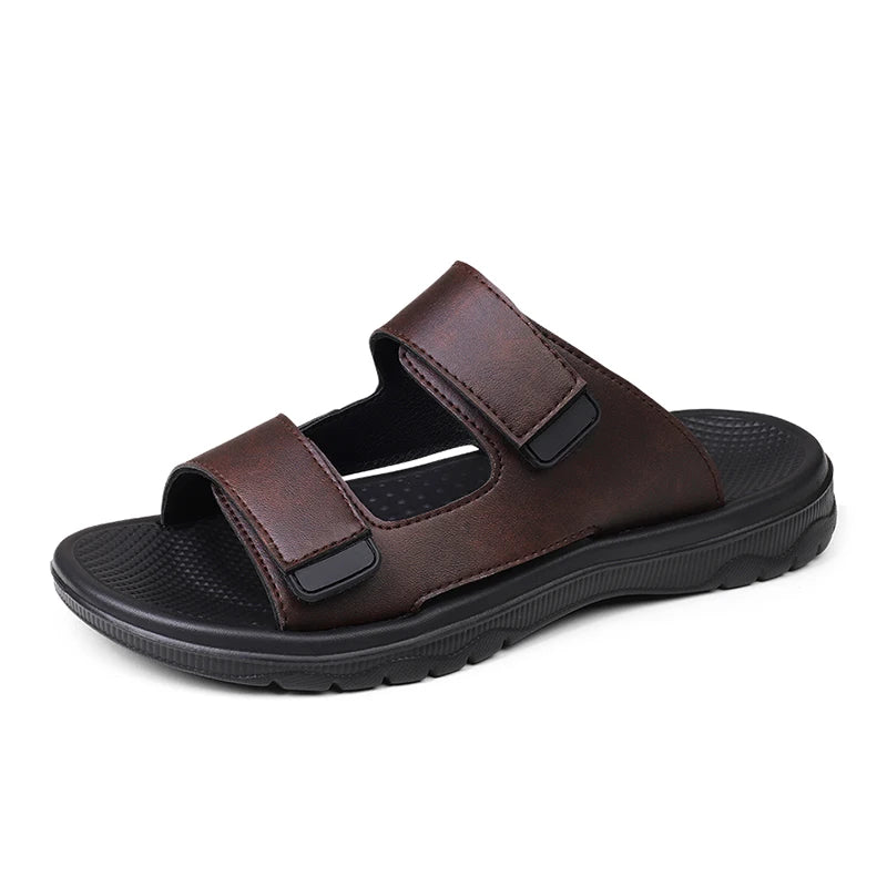 Sandalias de tiras para hombre con suela de goma