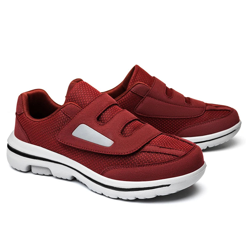 Zapatillas de puntera amplia con abrojo y algodón