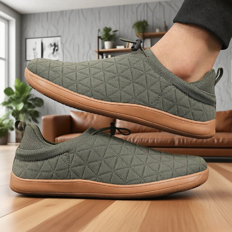 Zapatillas para caminar de malla con ajuste acordonado