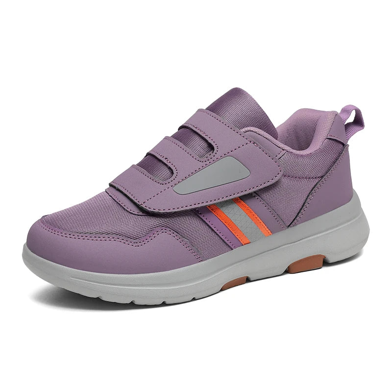 Zapatillas de puntera amplia con abrojo y algodón