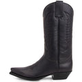 Botas texanas de punta afinada con detalles bordados