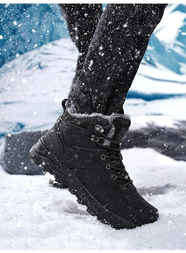 Botas cortas de invierno con interior de peluche