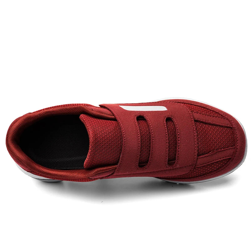 Zapatillas de puntera amplia con abrojo y algodón