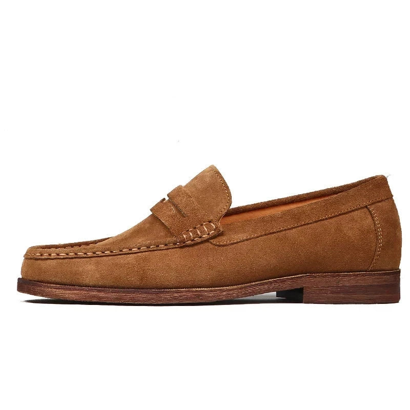 Mocasines driving de cuero con interior de cuero