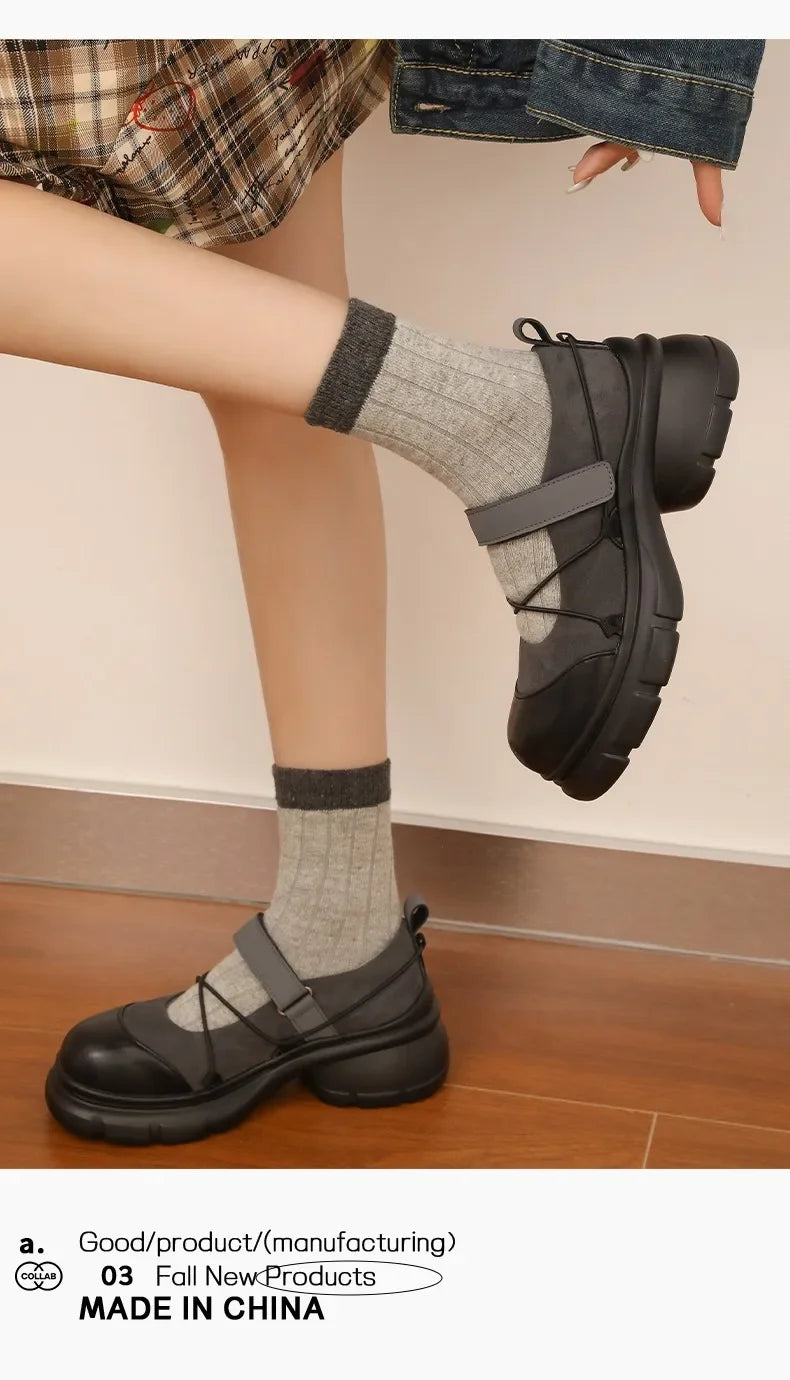 Merceditas con moño y plataforma de estilo casual