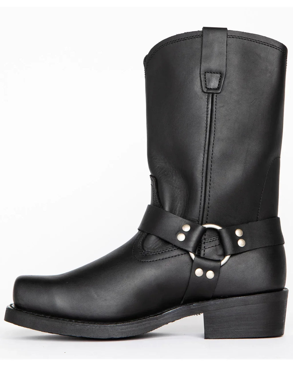 Botas texanas de PU con cierre y punta fina