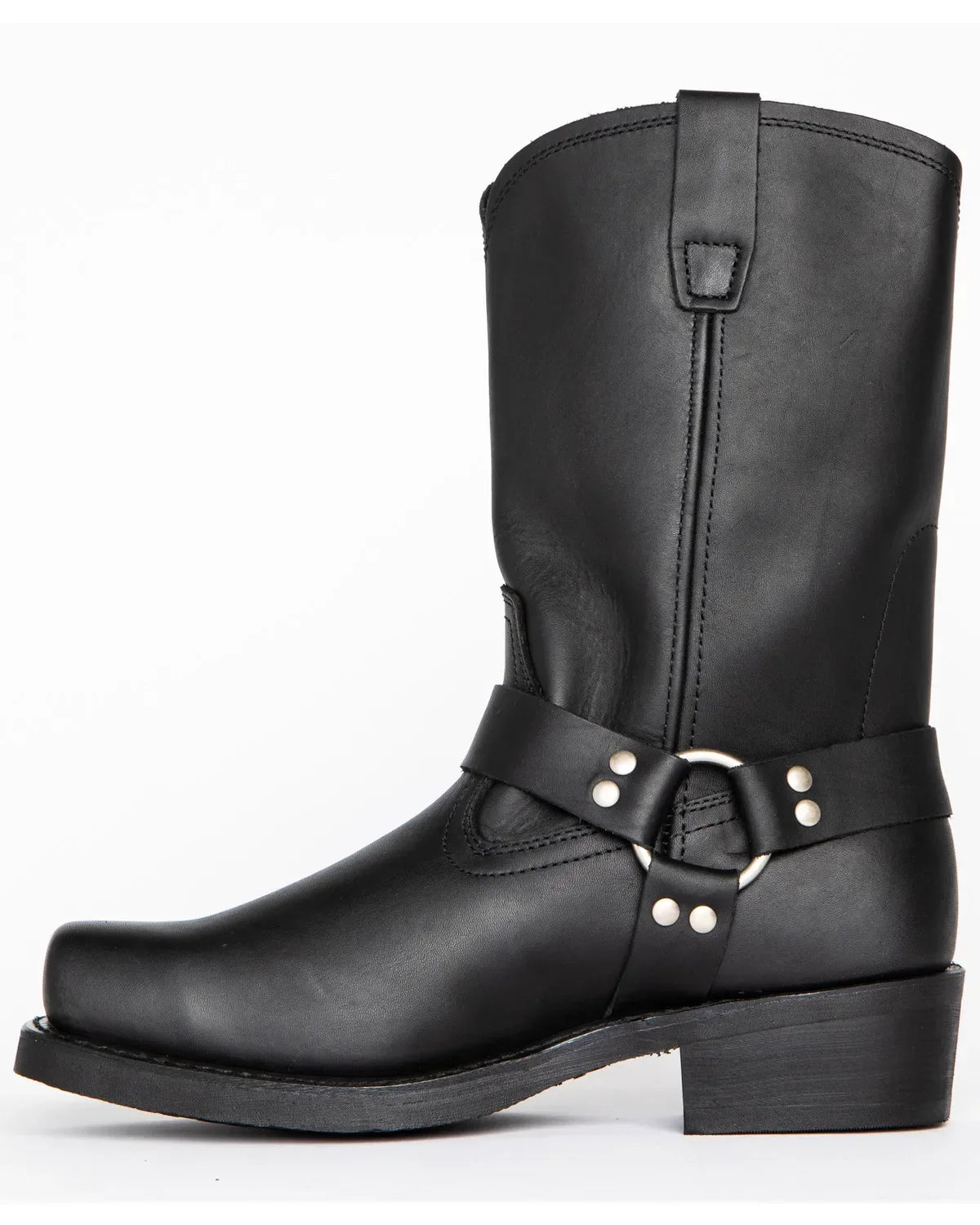 Botas texanas de PU con cierre y punta fina