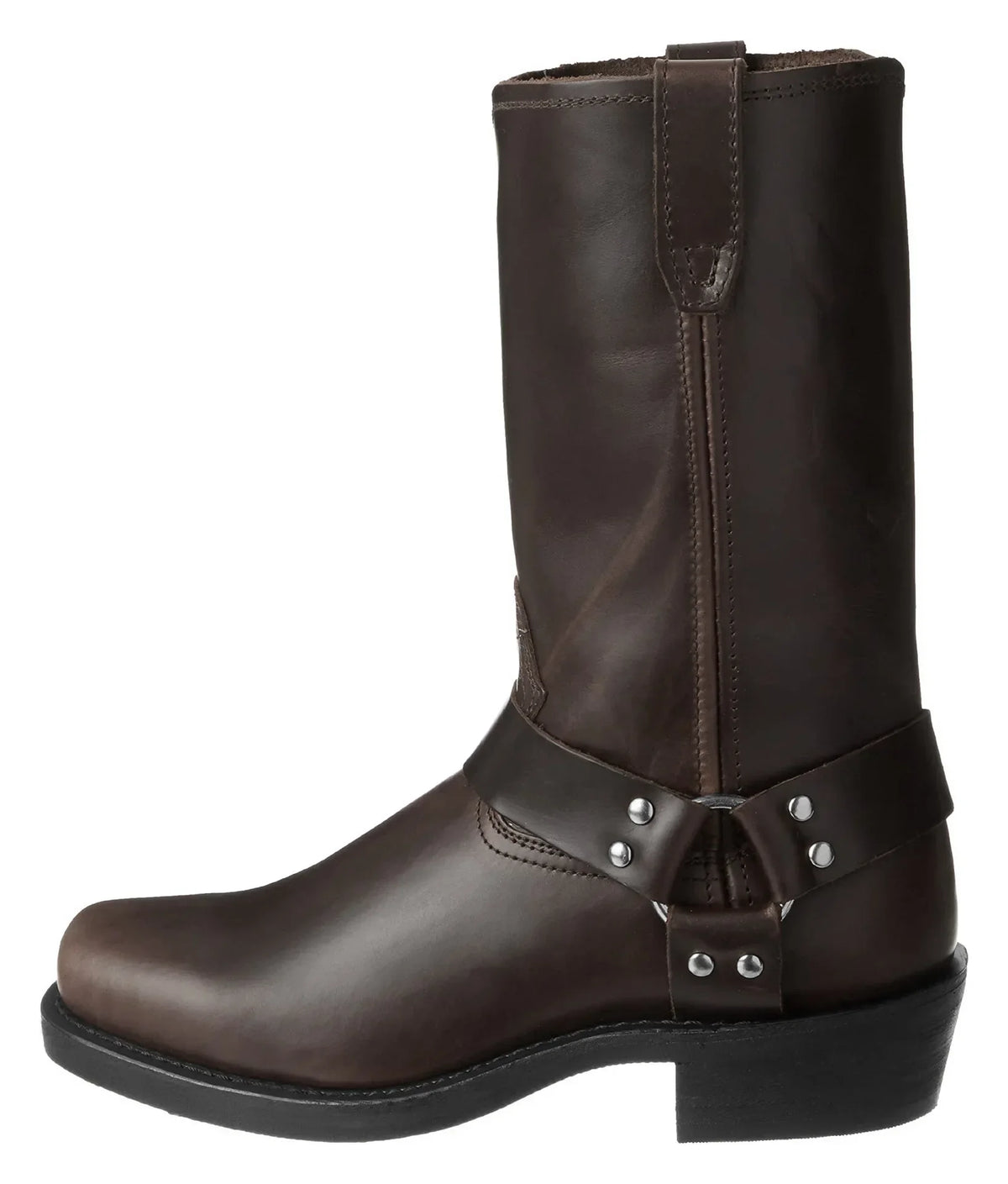 Botas texanas de PU con cierre y punta fina