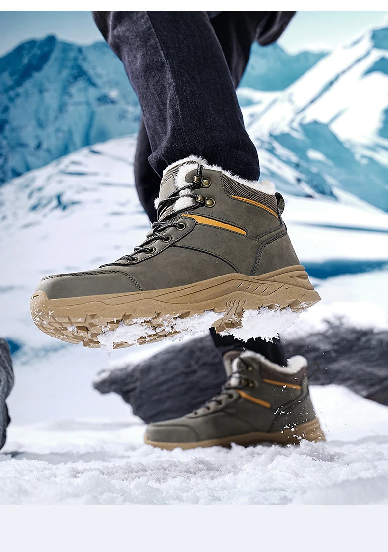 Botas cortas de invierno con interior de peluche