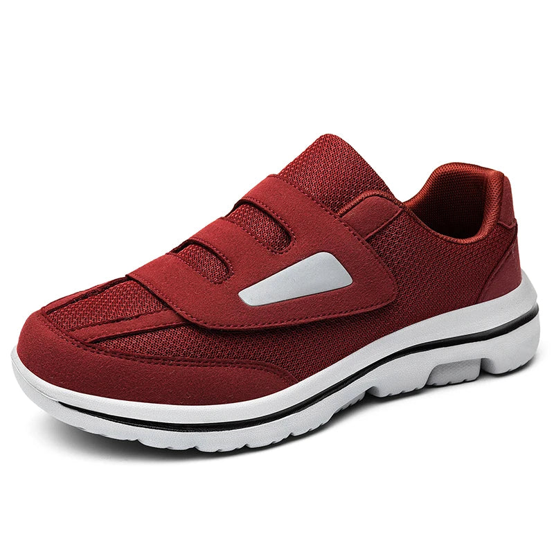 Zapatillas de puntera amplia con abrojo y algodón
