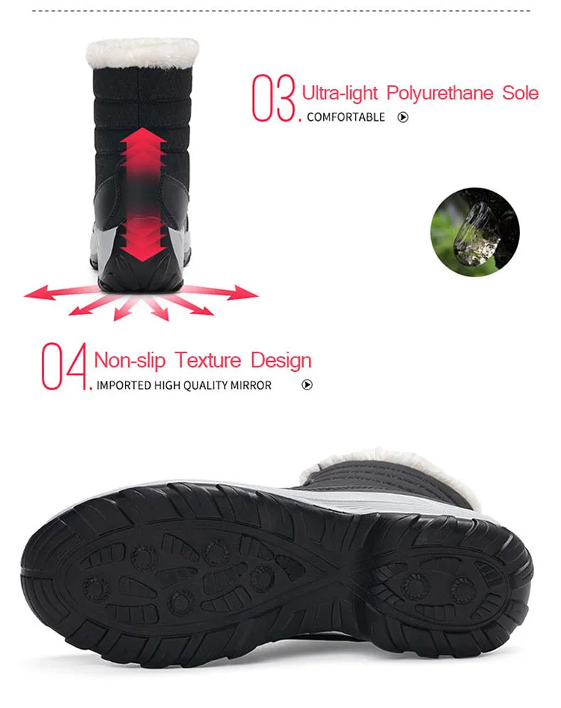 Botinetas acordonadas con plataforma e interior de peluche