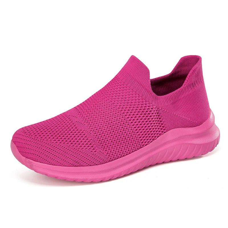 Zapatillas unisex sin cordones con capellada de malla y base de EVA