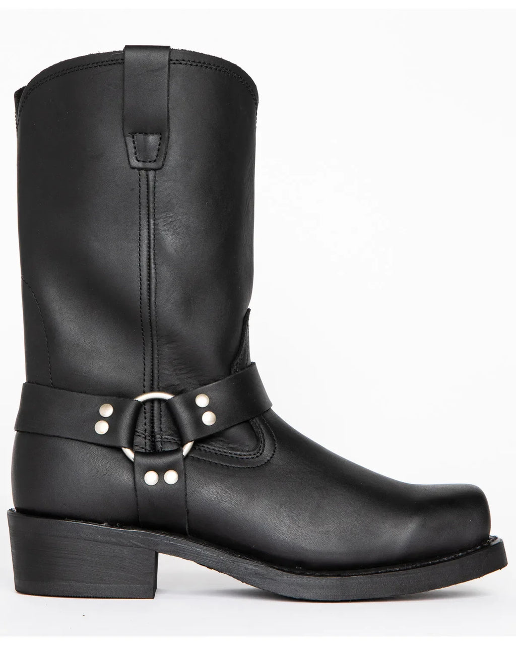Botas texanas de PU con cierre y punta fina