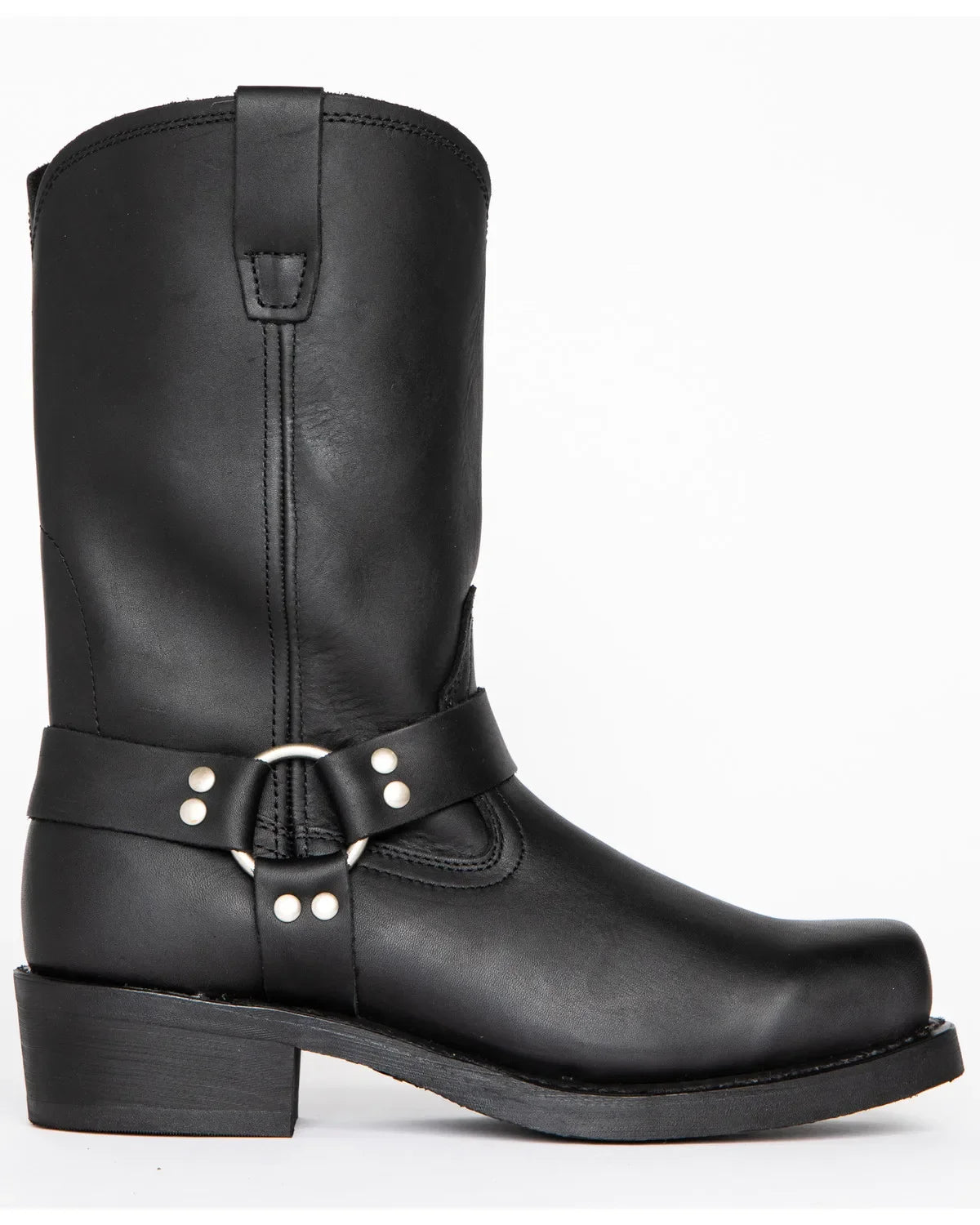 Botas texanas de PU con cierre y punta fina
