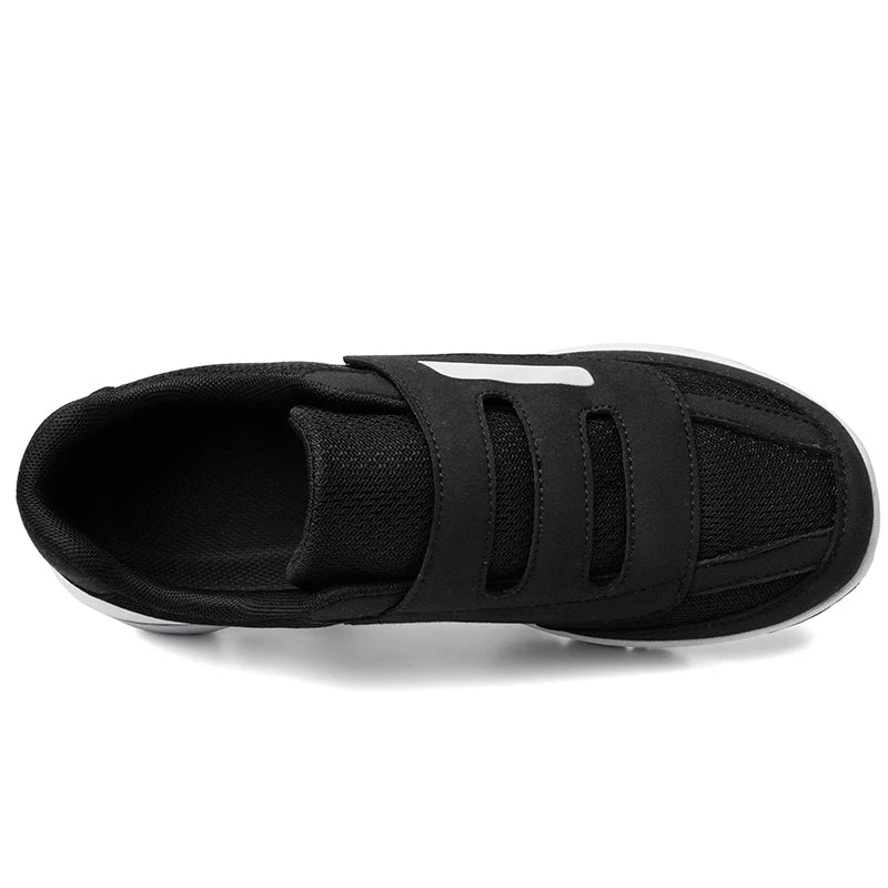 Zapatillas de puntera amplia con abrojo y algodón