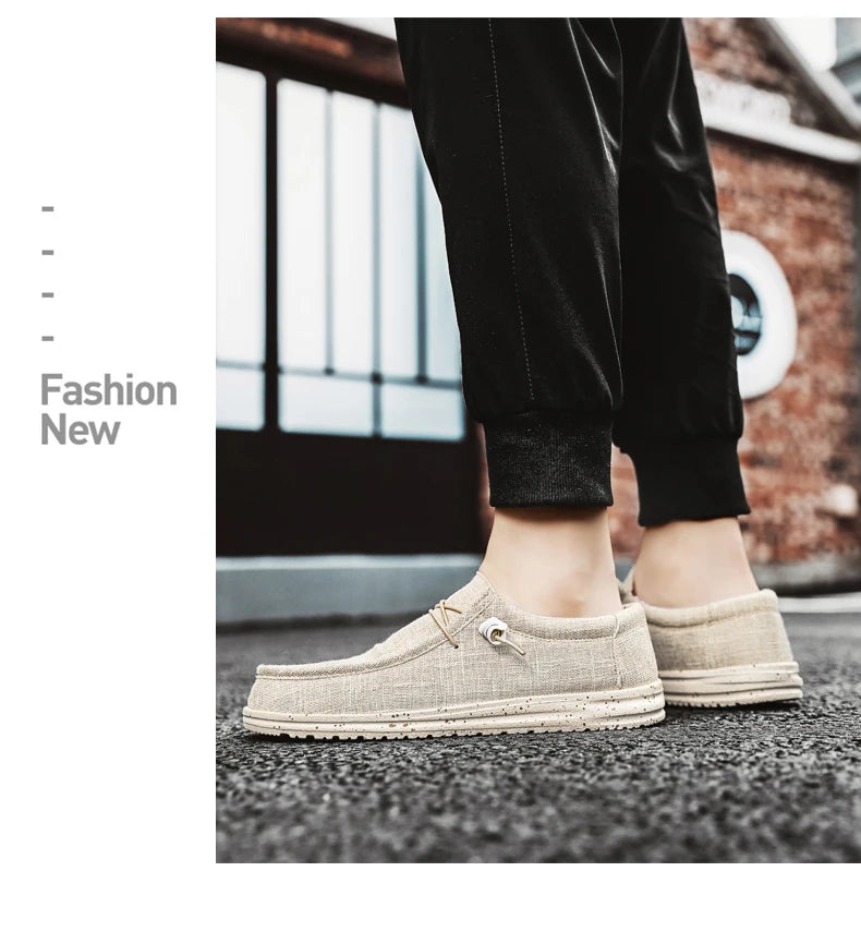 Zapatillas de lona con ajuste elástico y forro de algodón