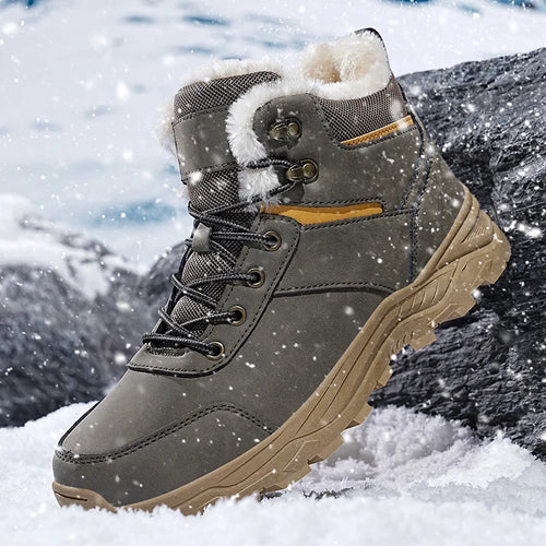 Botas cortas de invierno con interior de peluche