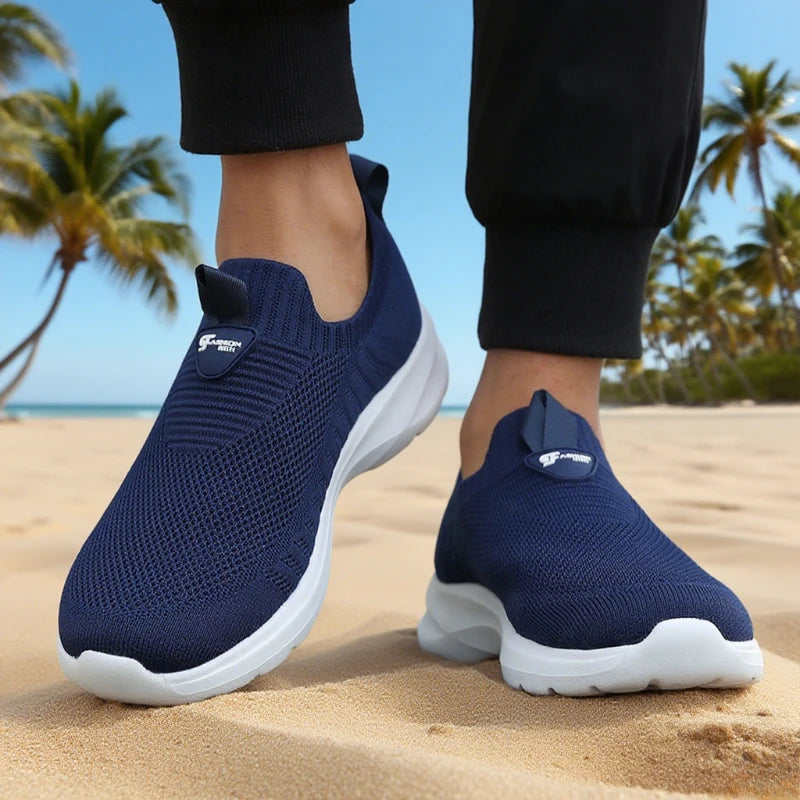 Zapatillas de malla sin cordones con plantilla de EVA