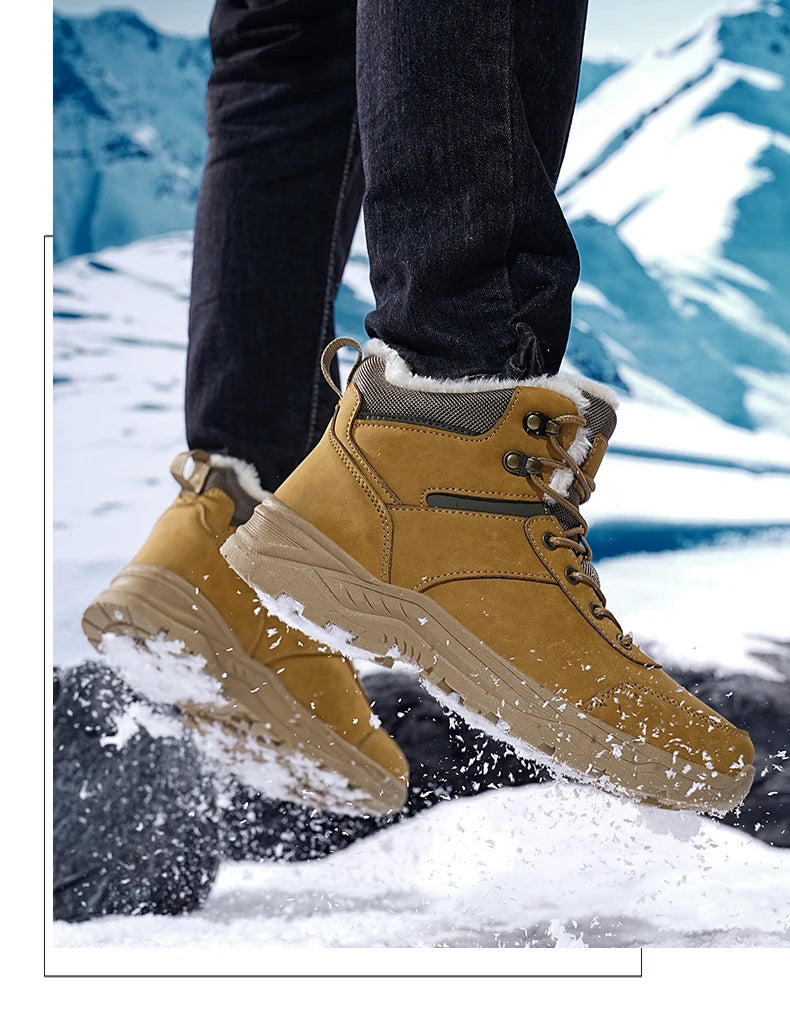 Botas cortas de invierno con interior de peluche