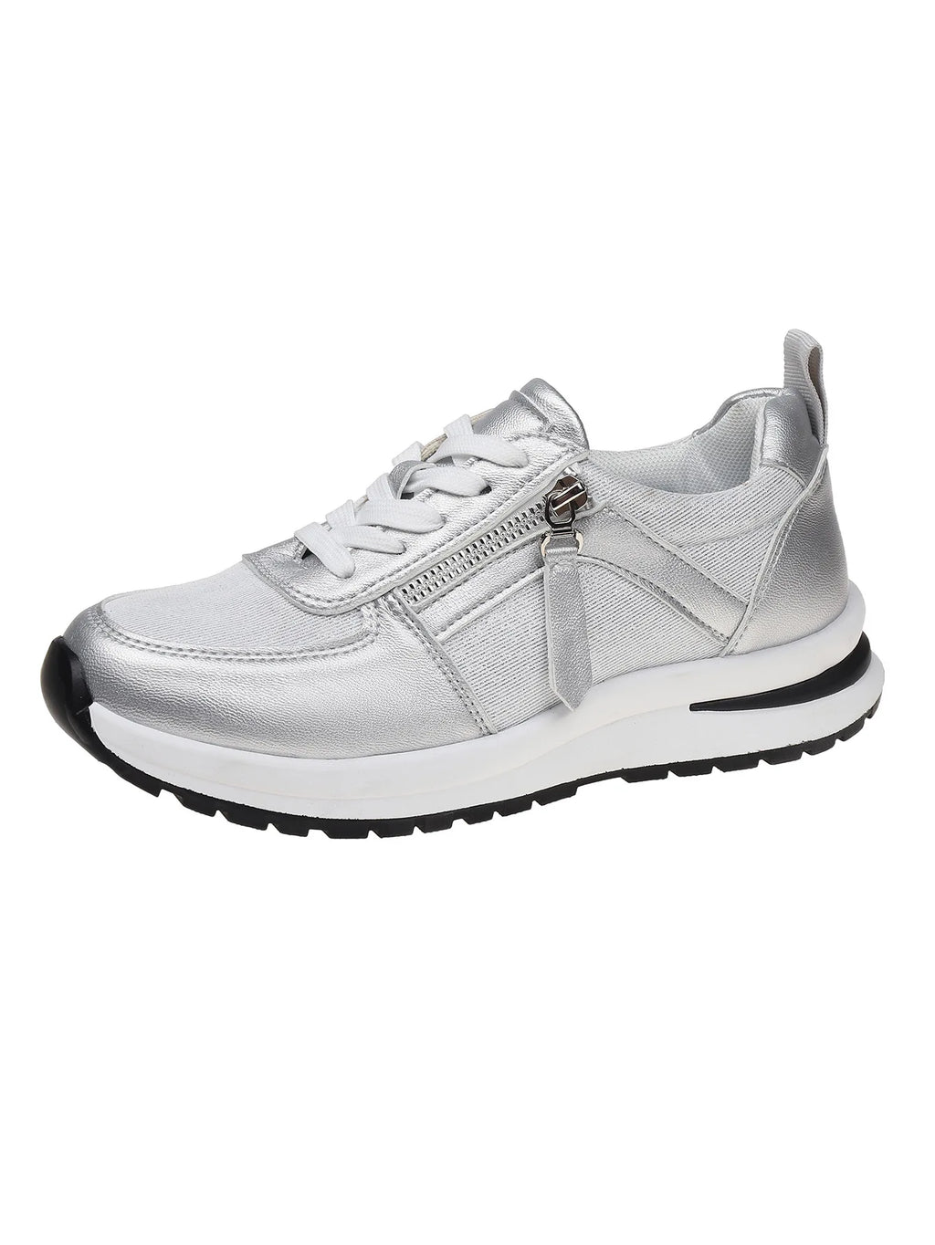 Zapatillas de mujer acordonadas con forro de malla