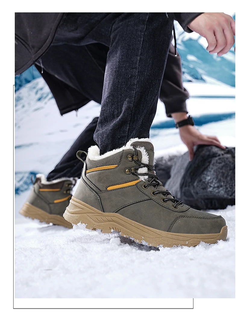Botas cortas de invierno con interior de peluche
