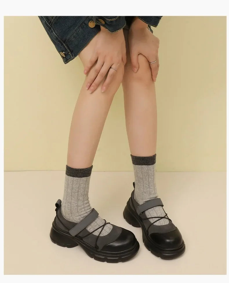 Merceditas con moño y plataforma de estilo casual