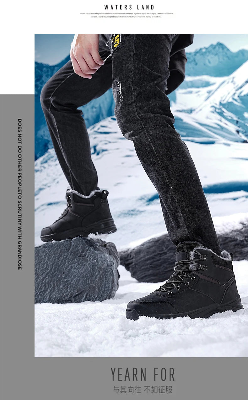 Botas cortas de invierno con interior de peluche