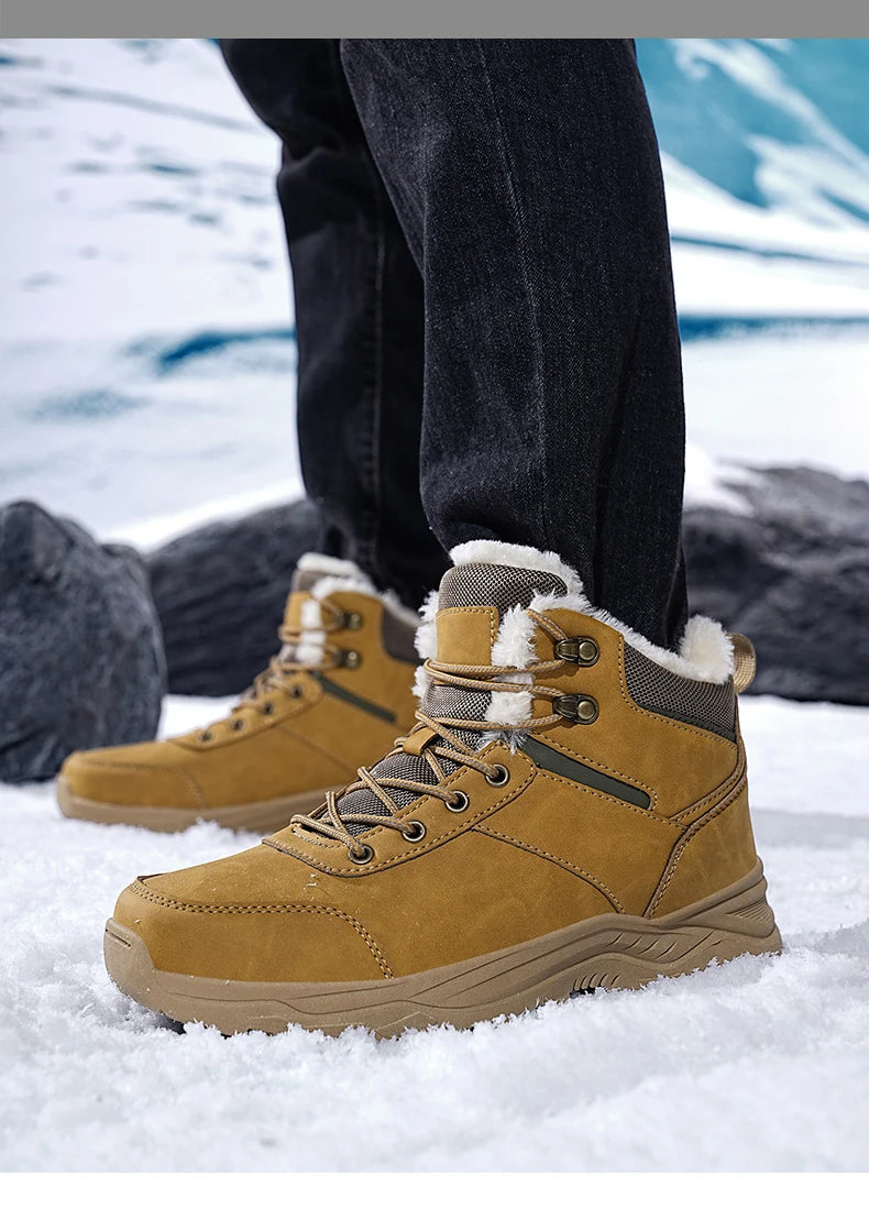 Botas cortas de invierno con interior de peluche