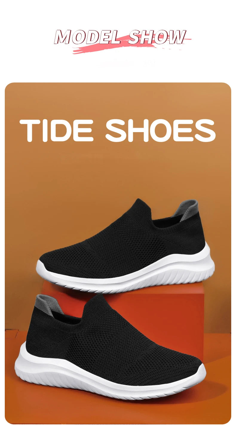 Zapatillas unisex sin cordones con capellada de malla y base de EVA