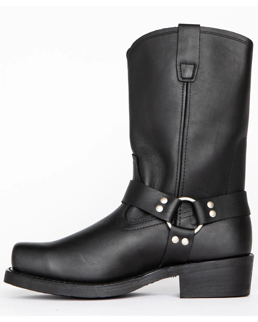 Botas texanas de PU con cierre y punta fina