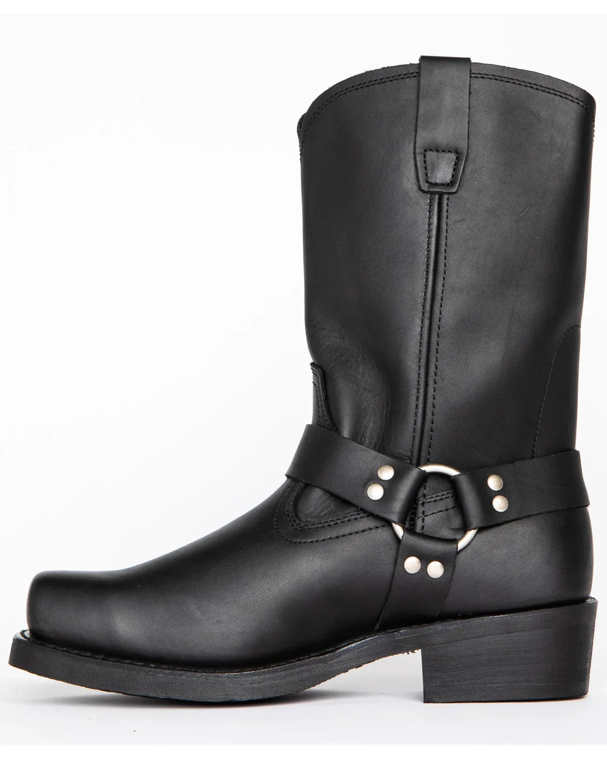 Botas texanas de PU con cierre y punta fina