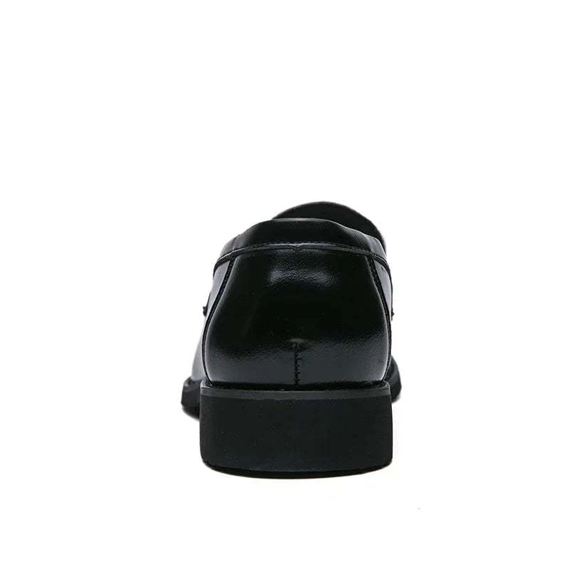 Mocasines penny de PU con textura tipo cocodrilo